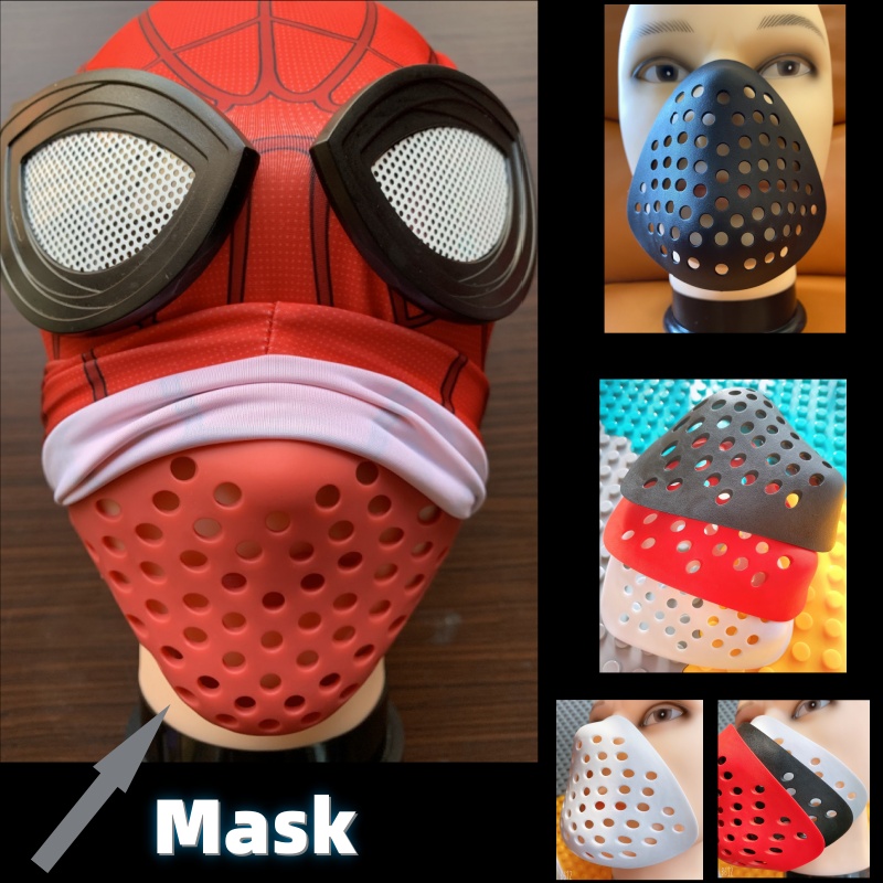 Halloween media cara Shell nar - Silicone Mask Bracket reseña y precio