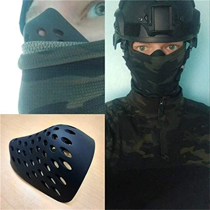 Halloween media cara Shell nar - Silicone Mask Bracket reseña y precio